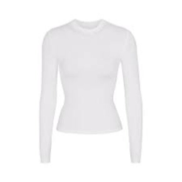 SKIMS Swim Long Sleeve Shirt Rash Guard Marble 3X - Picture 1 of 10